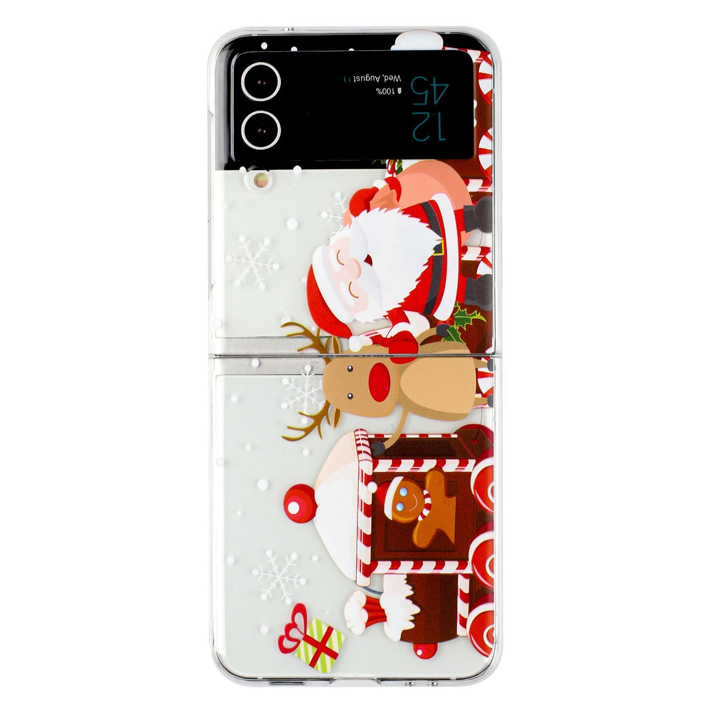 For Samsung Galaxy Z Flip3 5G Pattern Printing Back Cover Slim Fit Hard PC Impact Folding Phone Case