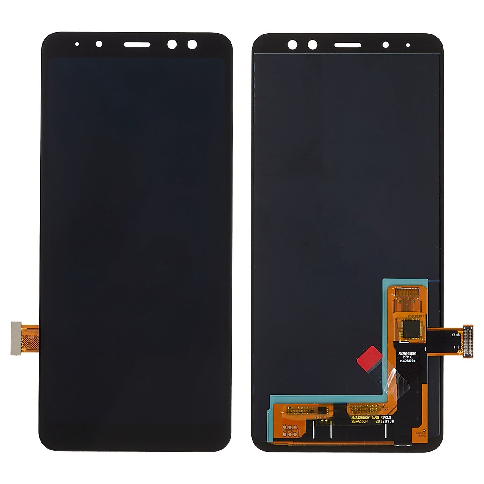 For Samsung Galaxy A8 (2018) A530 Grade C OLED Screen and Digitizer Assembly Replacement Part (without Logo)