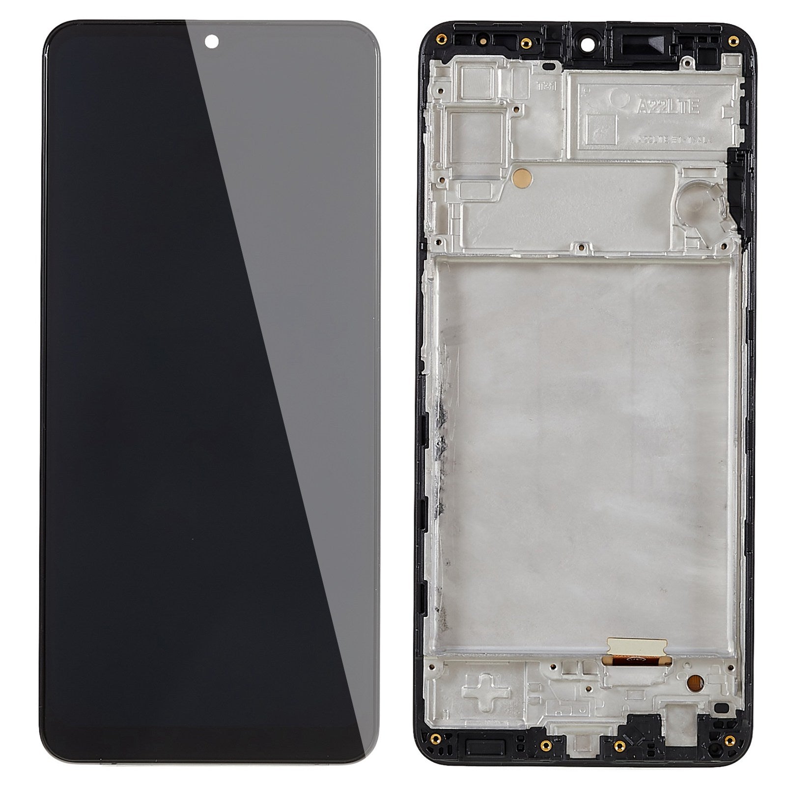 For Samsung Galaxy A22 4G (EU Version) A225 Grade C OLED Screen and Digitizer Assembly + Frame (without Logo)