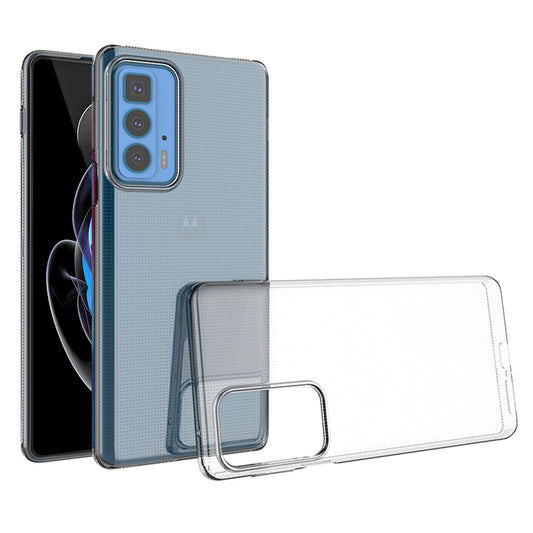 For Motorola Edge 20 Pro Drop-proof Clear Phone Case Soft TPU Anti-Scratch Slim Smartphone Cover