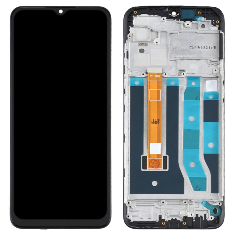 For Oppo A8 / A31 (2020) Grade B LCD Screen and Digitizer Assembly + Frame Replacement Part (without Logo)