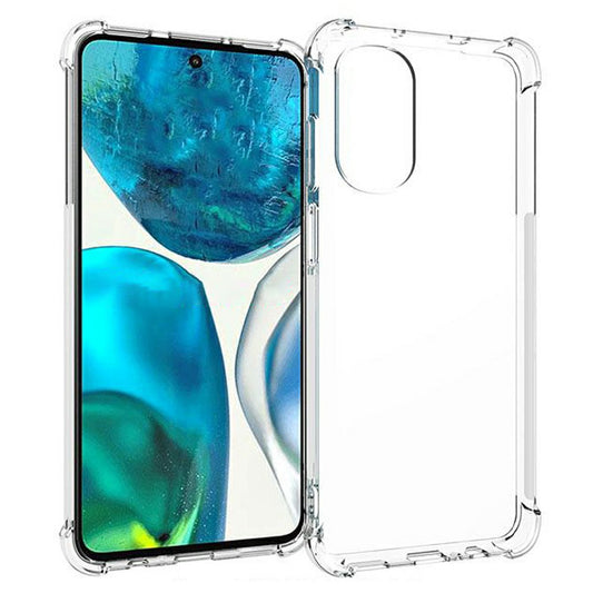 For Motorola Moto G52 4G / G82 5G Drop-proof Transparent Phone Case Four Corners Shock Absorption Non-Slip Soft TPU Back Cover