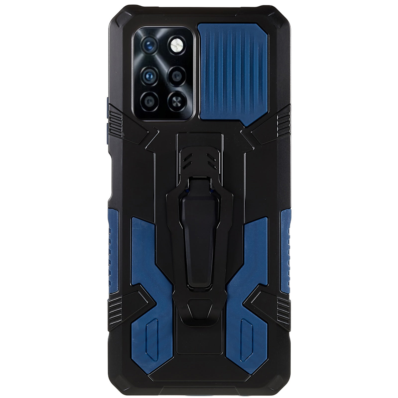 MechWarrior Project for Infinix Note 10 Pro Belt Clip Kickstand Phone Case Cover Hard PC Soft TPU Rugged Drop Shockproof Protective Cover