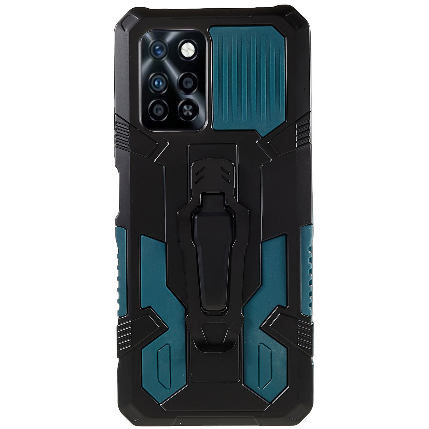 MechWarrior Project for Infinix Note 10 Pro Belt Clip Kickstand Phone Case Cover Hard PC Soft TPU Rugged Drop Shockproof Protective Cover