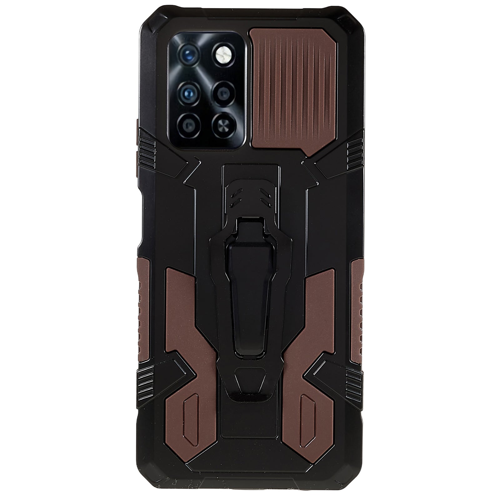 MechWarrior Project for Infinix Note 10 Pro Belt Clip Kickstand Phone Case Cover Hard PC Soft TPU Rugged Drop Shockproof Protective Cover