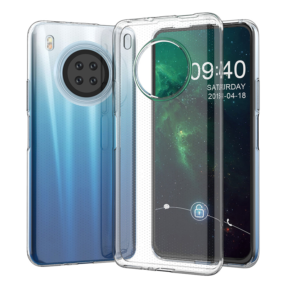 Non-Yellowing Mobile Phone Case For Huawei Y9a Anti-drop Transparent Soft TPU Phone Back Cover