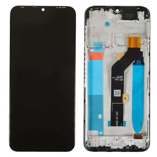 For Tecno Spark 7T 4G KF6p Grade C LCD Screen and Digitizer Assembly + Frame Replacement Part (without Logo)