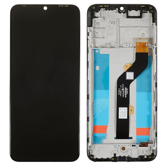 For Tecno Pouvoir 4 2020 LC7 Grade C LCD Screen and Digitizer Assembly + Frame Replacement Part (without Logo)