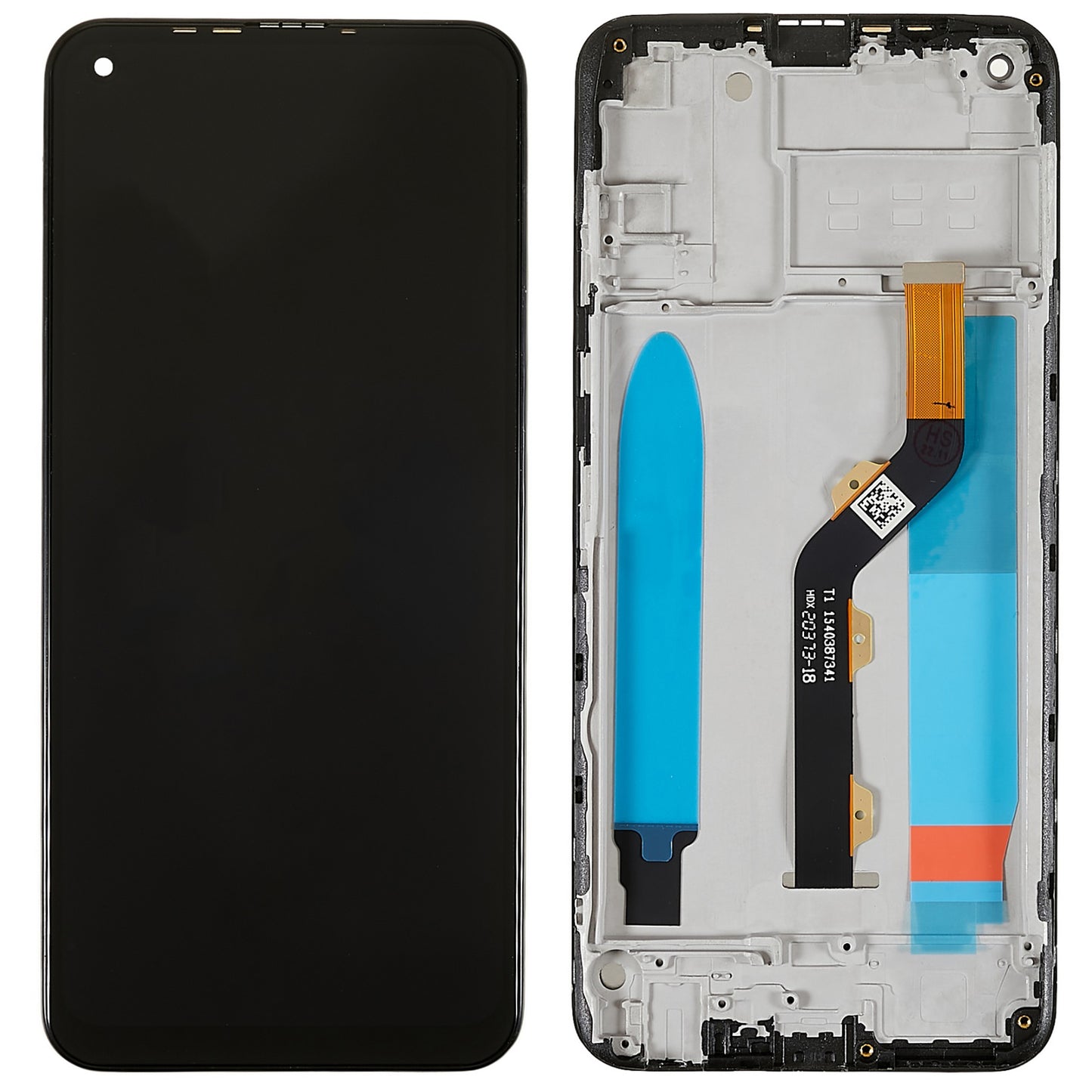 For Infinix Hot 9 X655 Grade C LCD Screen and Digitizer Assembly + Frame Replacement Part (without Logo)