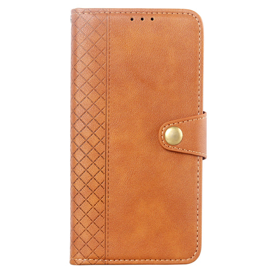 For ZTE Blade A31 Plus Rhombus Imprinted PU Leather Mobile Phone Wallet Case Folio Flip Stand Cover