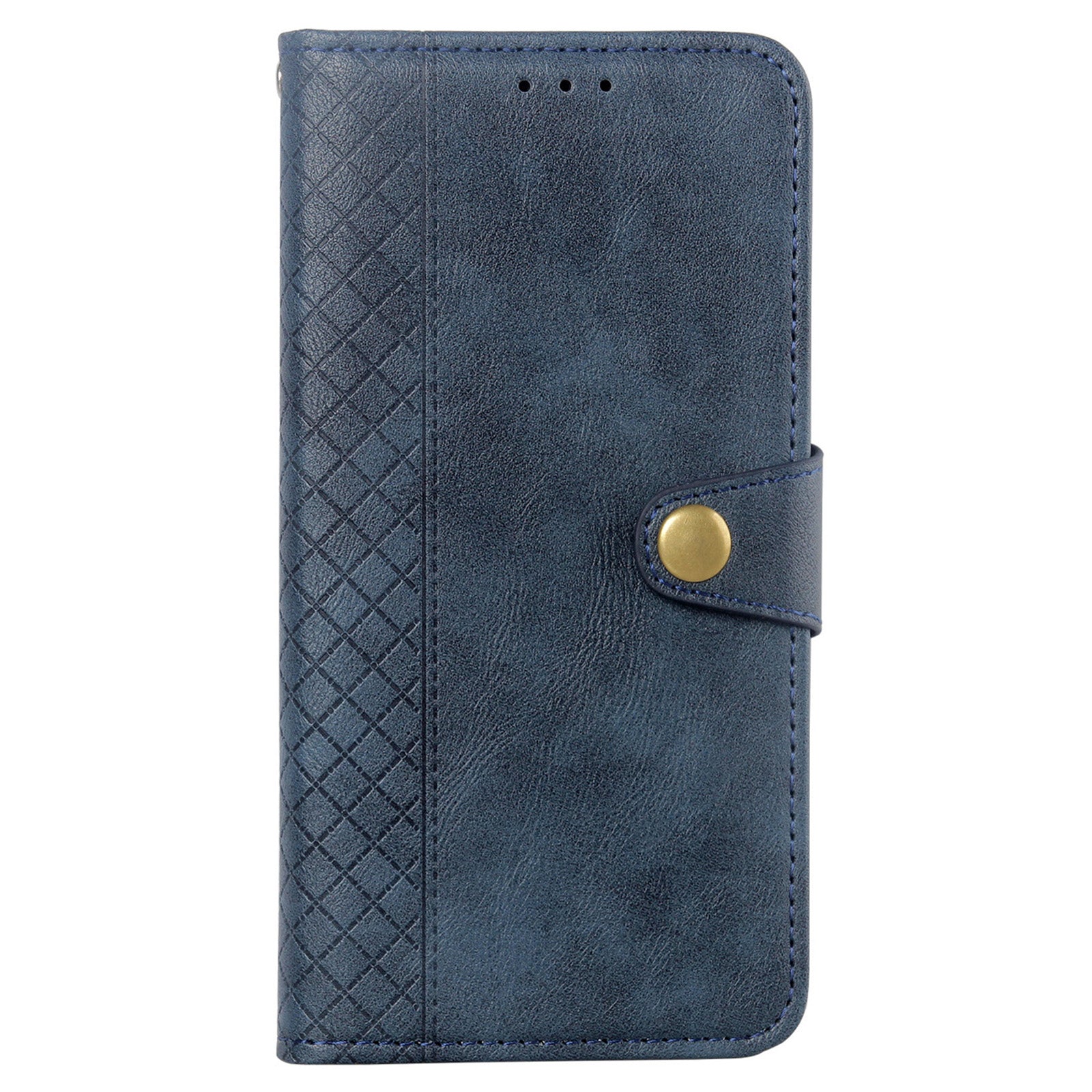 For ZTE Blade A31 Plus Rhombus Imprinted PU Leather Mobile Phone Wallet Case Folio Flip Stand Cover