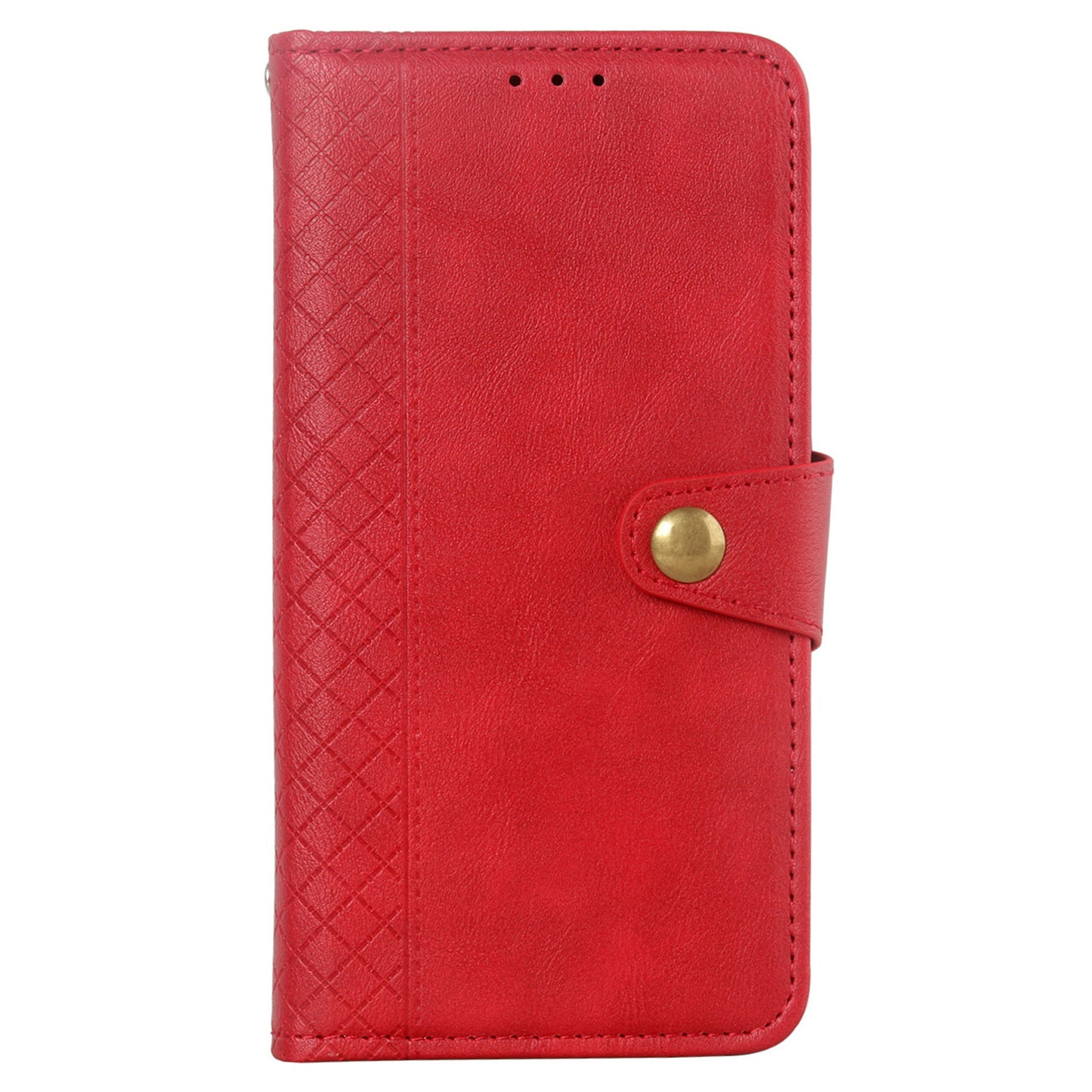 For ZTE Blade A31 Plus Rhombus Imprinted PU Leather Mobile Phone Wallet Case Folio Flip Stand Cover