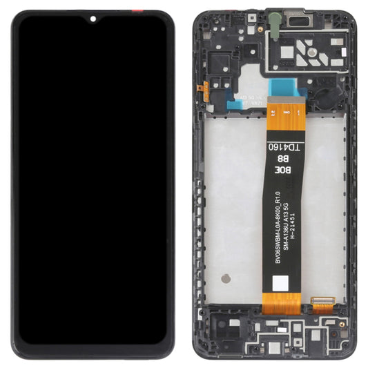 For Samsung Galaxy A04s 4G (164.7 x 76.7 x 9.1 mm) A047F Grade B LCD Screen and Digitizer Assembly + Frame Replacement Part (without Logo)