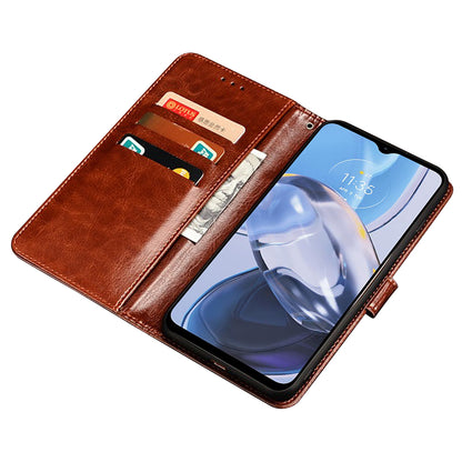 IDEWEI For Motorola Moto X40 5G / Edge 40 Pro 5G Crazy Horse Texture Folio Flip Phone Case Stand Wallet PU Leather Shockproof Cover