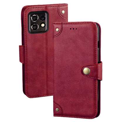 IDEWEI For Motorola Moto X40 5G / Edge 40 Pro 5G Fine Texture PU Leather Case Anti-drop Phone Wallet Stand Cover