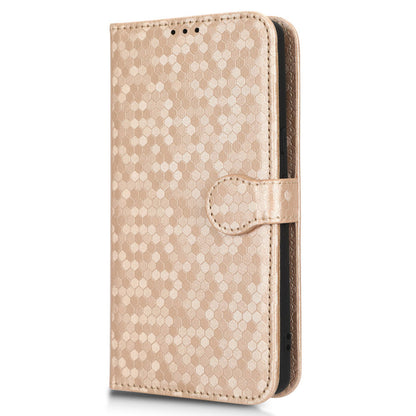 For Motorola Moto Edge 40 Pro 5G / Moto X40 5G Dot Pattern Imprinted PU Leather Wallet Stand Case Full Protection Phone Cover with Strap