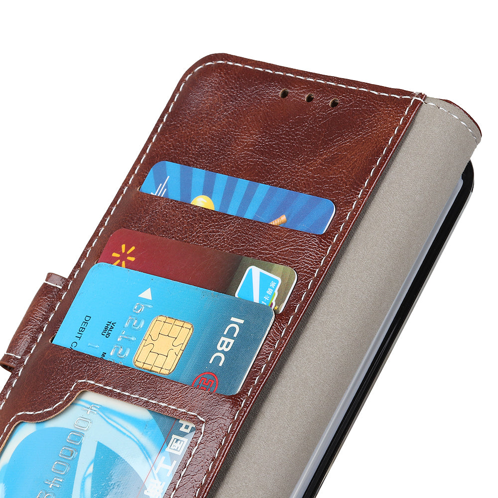 For Motorola Moto Edge 40 Pro 5G / Moto X40 5G Anti-fall Flip Phone Cover Stand Wallet PU Leather Retro Crazy Horse Texture Phone Case