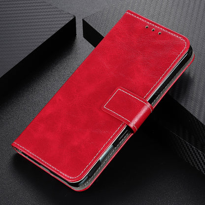 For Motorola Moto Edge 40 Pro 5G / Moto X40 5G Anti-fall Flip Phone Cover Stand Wallet PU Leather Retro Crazy Horse Texture Phone Case