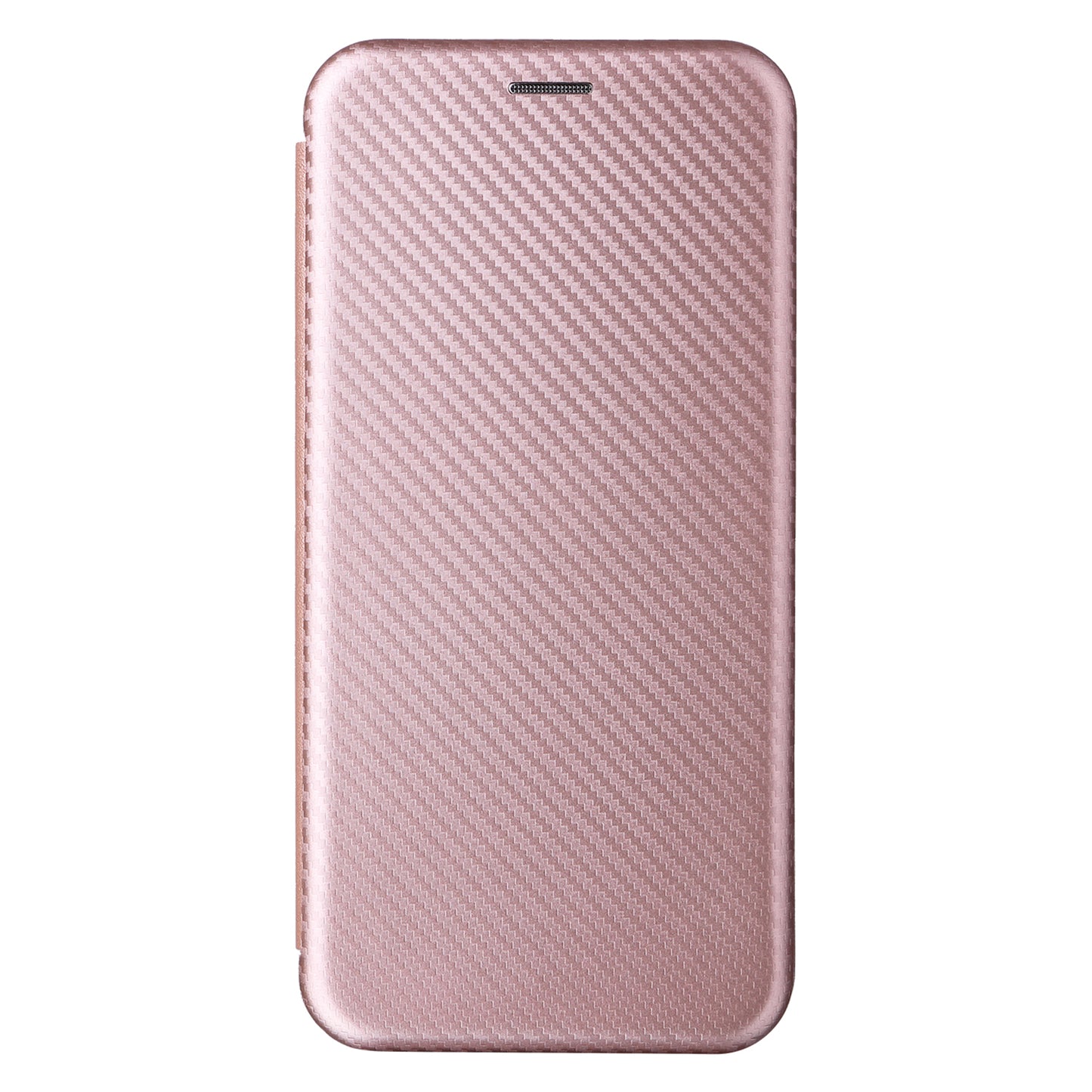 For Oppo A58 5G  Magnetic Auto-absorbed Carbon Fiber Texture PU Leather Phone Case Card Slot Stand Flip Cover