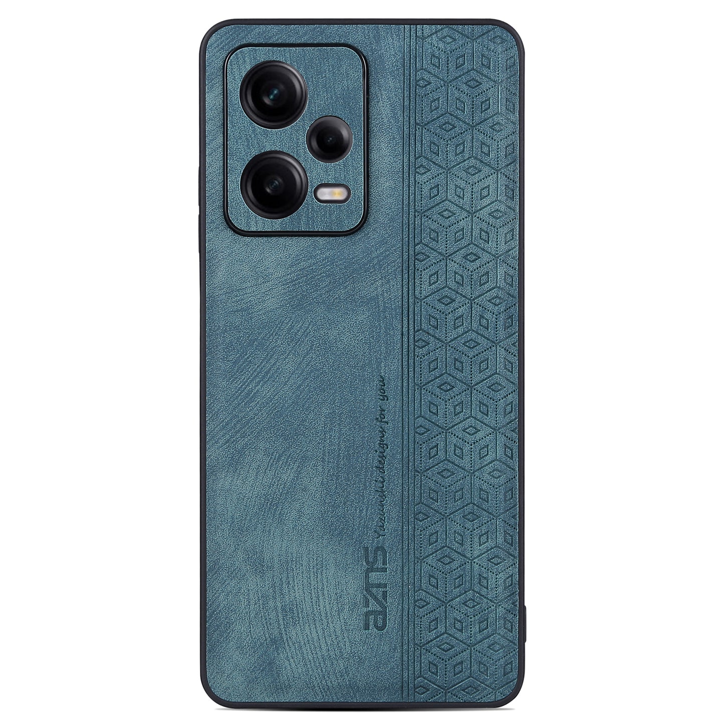 AZNS For Xiaomi Redmi Note 12 Pro+ 5G Imprinted Pattern Phone Case Fall-proof PU Leather Coated TPU Cover