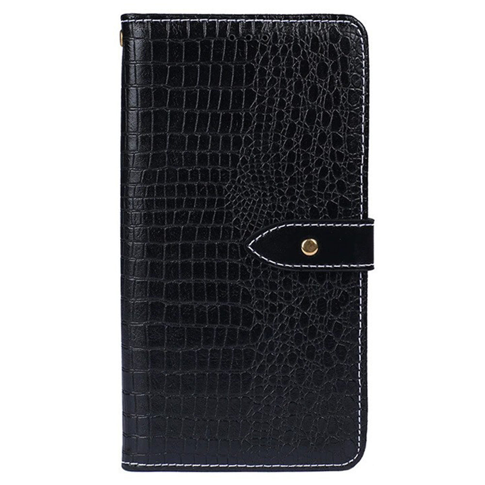 IDEWEI For Motorola Moto G53 5G / G23 4G / G13 4G Fall-proof Crocodile Texture PU Leather Stand Phone Flip Wallet Case Magnetic Clasp Phone Cover