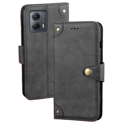 IDEWEI For Motorola Moto G53 5G / G23 4G / G13 4G Fine Texture PU Leather Phone Case Wallet Stand Book Style Cell Phone Cover