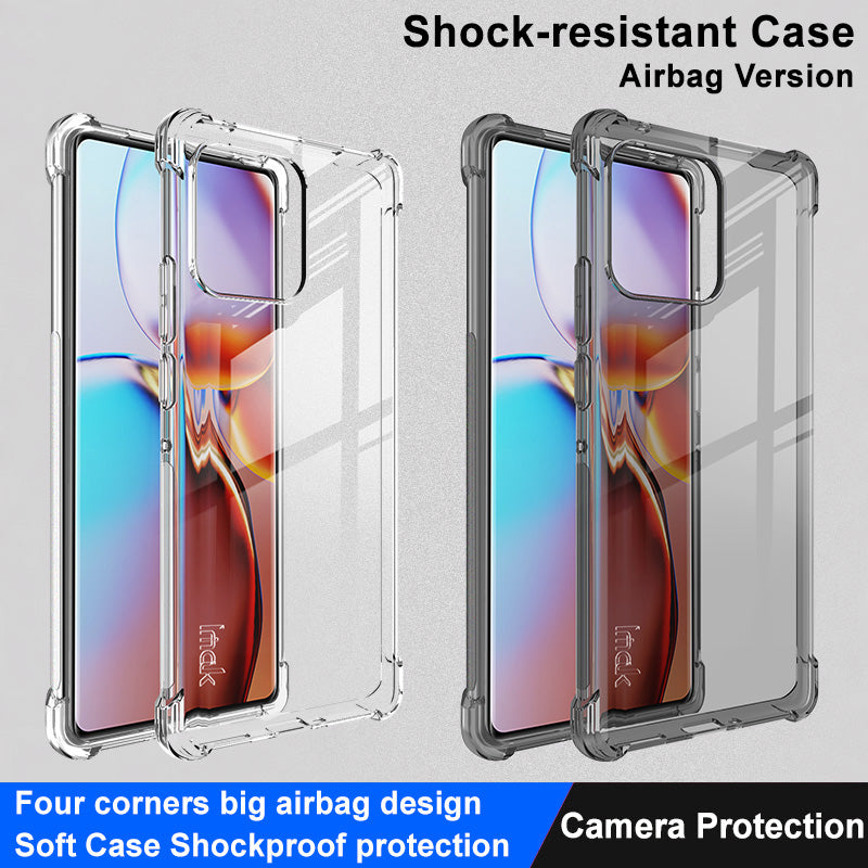 IMAK For Motorola Moto X40 5G / Edge 40 Pro 5G Four Corner Airbag Shockproof Case Soft TPU Anti-scratch Protective Cover