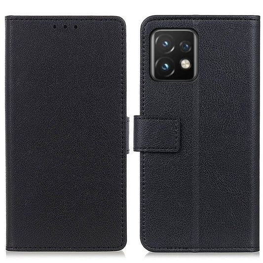 Textured PU Leather Case for Motorola Moto Edge 40 Pro 5G / Moto X40 5G Foldable Stand Wallet Magnetic Clasp Cover