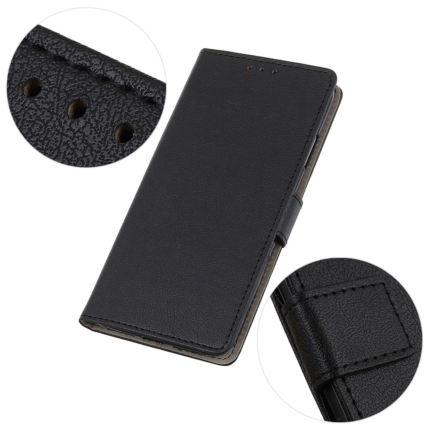 Textured PU Leather Case for Motorola Moto Edge 40 Pro 5G / Moto X40 5G Foldable Stand Wallet Magnetic Clasp Cover