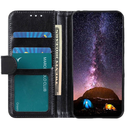 Wallet Stand Phone Case for Motorola Moto Edge 40 Pro 5G / Moto X40 5G Crazy Horse Texture Magnetic Clasp PU Leather + TPU Shockproof Cover