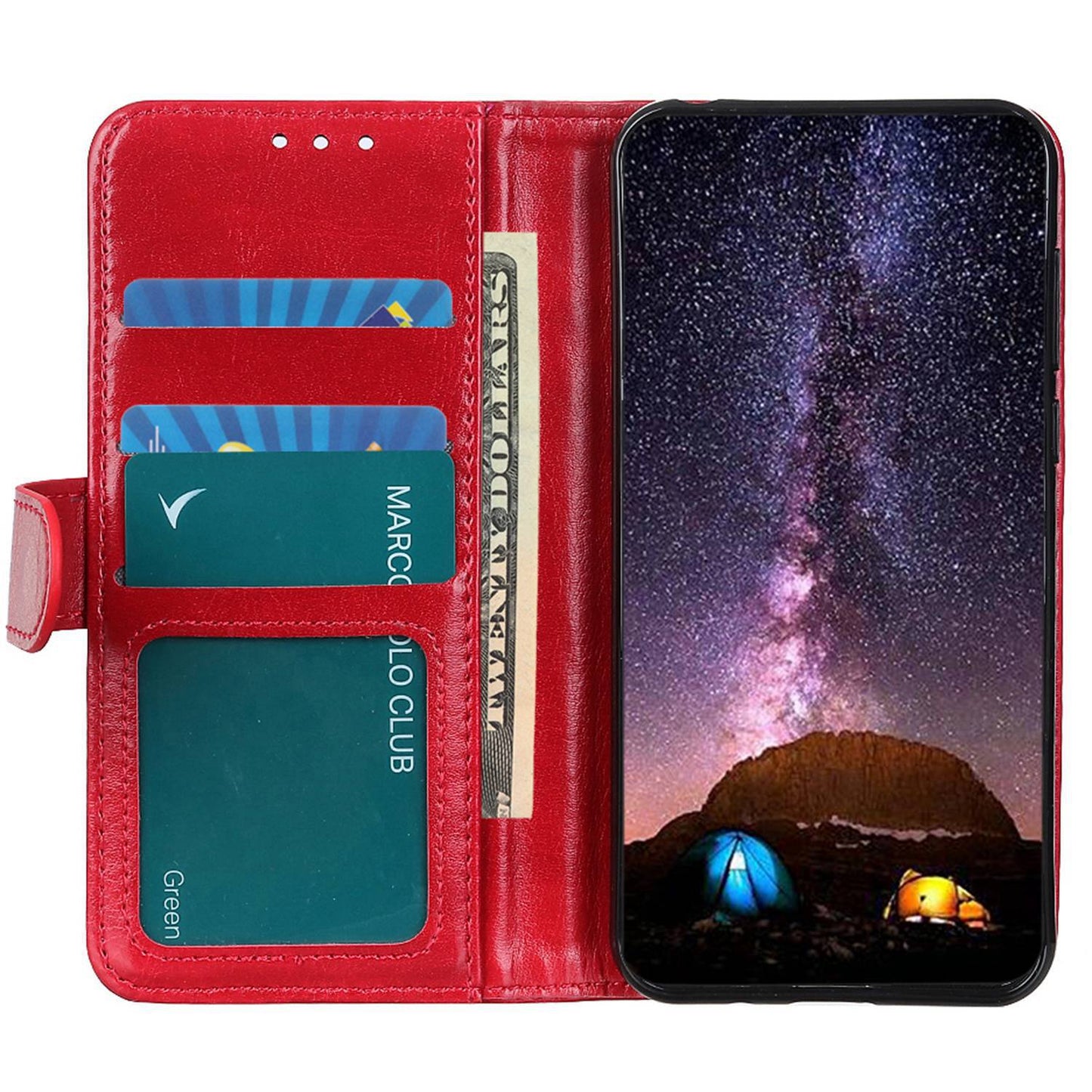 Wallet Stand Phone Case for Motorola Moto Edge 40 Pro 5G / Moto X40 5G Crazy Horse Texture Magnetic Clasp PU Leather + TPU Shockproof Cover