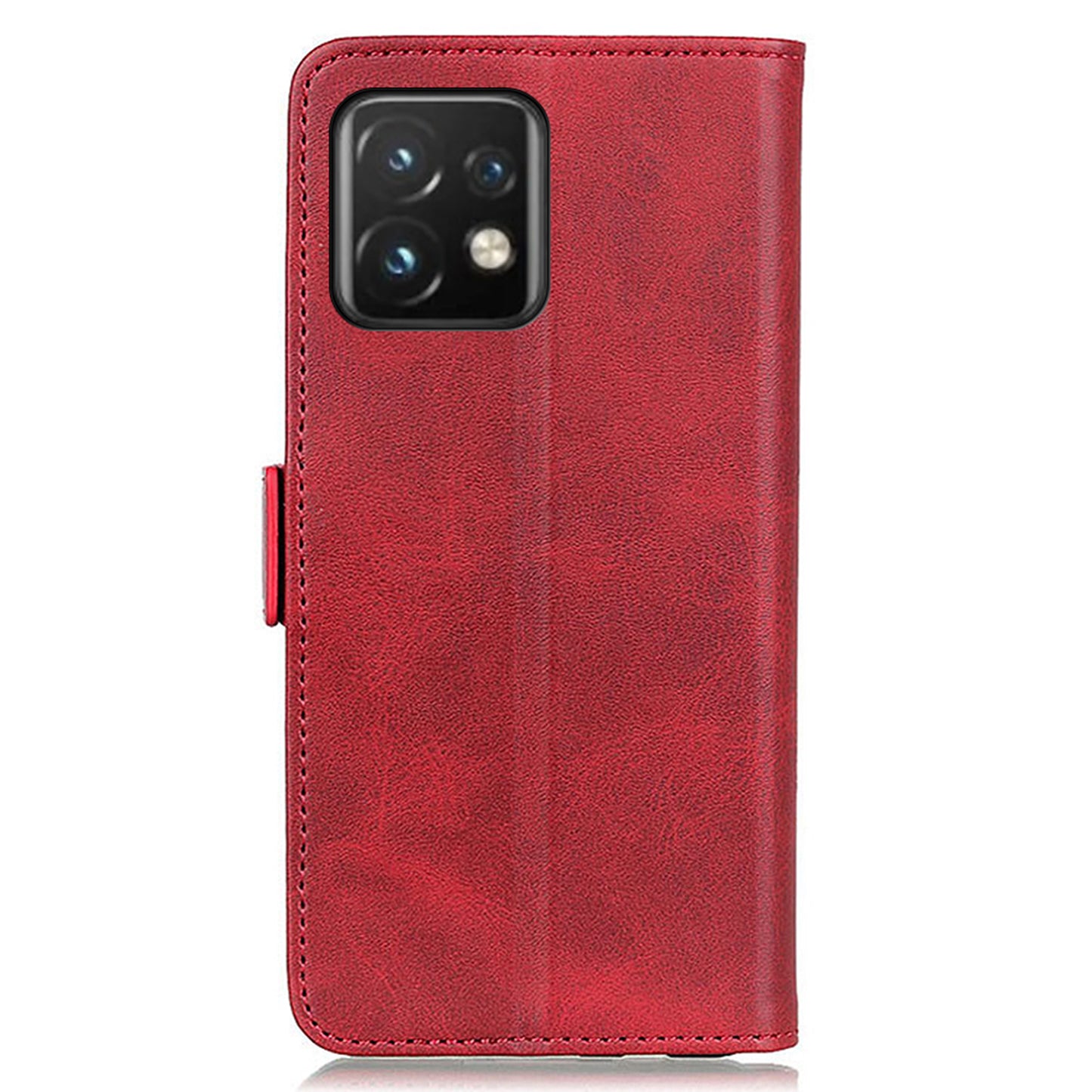 For Motorola Moto Edge 40 Pro 5G / Moto X40 5G Anti-scratch Cowhide Texture Phone Cover Wallet Foldable Stand PU Leather Magnetic Phone Case