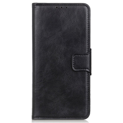 For Motorola Moto Edge 40 Pro 5G / Moto X40 5G Crazy Horse Texture Scratch-resistant Phone Case Drop-proof PU Leather Cell Phone Cover Wallet Stand