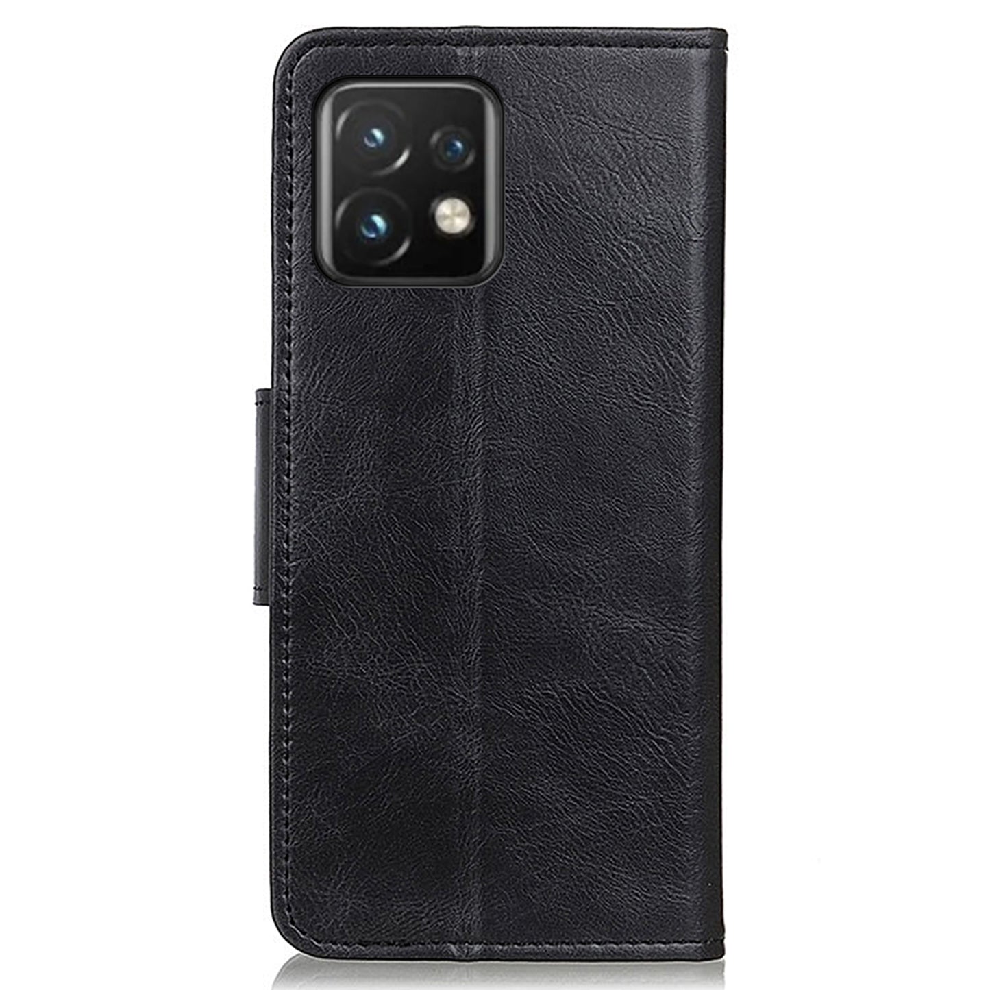 For Motorola Moto Edge 40 Pro 5G / Moto X40 5G Crazy Horse Texture Scratch-resistant Phone Case Drop-proof PU Leather Cell Phone Cover Wallet Stand