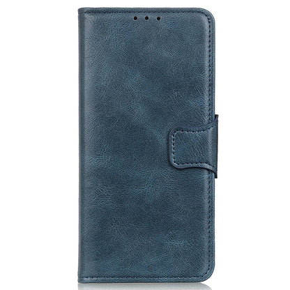 For Motorola Moto Edge 40 Pro 5G / Moto X40 5G Crazy Horse Texture Scratch-resistant Phone Case Drop-proof PU Leather Cell Phone Cover Wallet Stand