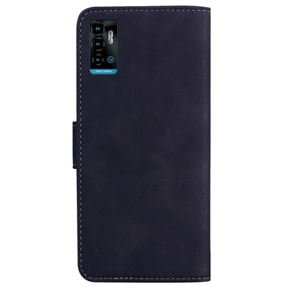 For ZTE Blade A72 / Blade V40 Vita Solid Color PU Leather Flip Folio Cover Stand Wallet Magnetic Clasp Shockproof Phone Case