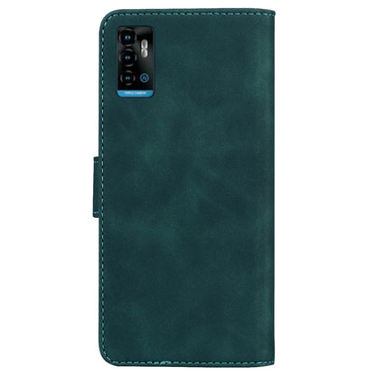 For ZTE Blade A72 / Blade V40 Vita Solid Color PU Leather Flip Folio Cover Stand Wallet Magnetic Clasp Shockproof Phone Case