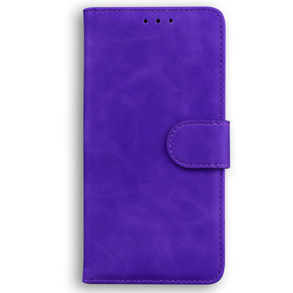 For ZTE Blade A72 / Blade V40 Vita Solid Color PU Leather Flip Folio Cover Stand Wallet Magnetic Clasp Shockproof Phone Case