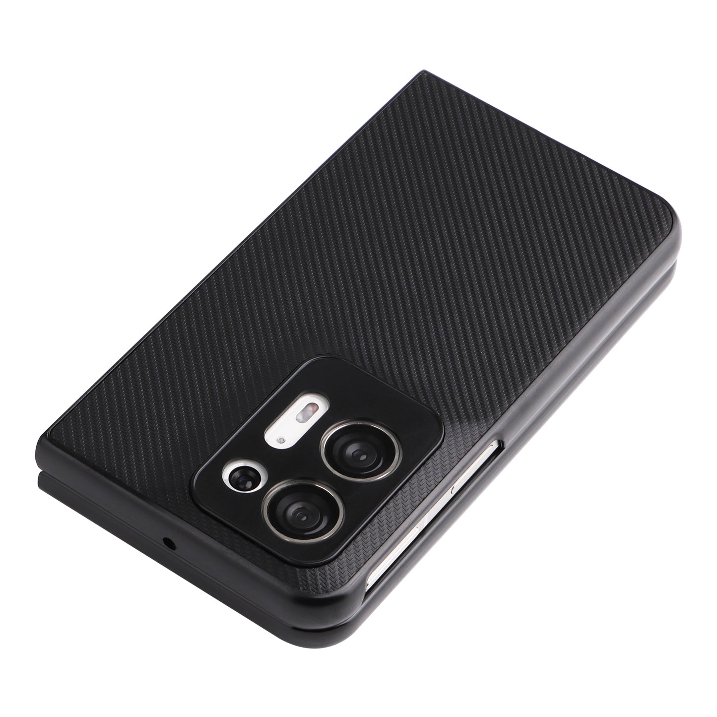 For Oppo Find N2 5G Anti-scratch Phone Back Cover Drop-proof PU Leather + PC Protective Cell Phone Case