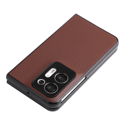 For Oppo Find N2 5G Anti-scratch Phone Back Cover Drop-proof PU Leather + PC Protective Cell Phone Case