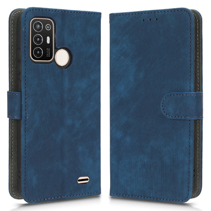 PU Leather Phone Cover For ZTE Blade A52, Flip Wallet Stand RFID Blocking Mobile Phone Case