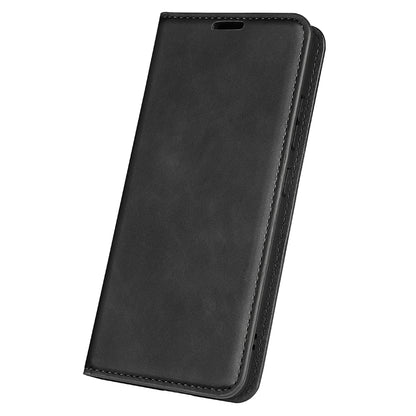 For Motorola Moto G Play (2023) 4G Skin-touch Feeling PU Leather Flip Cover Magnetic Auto-absorbed Stand Wallet Phone Case