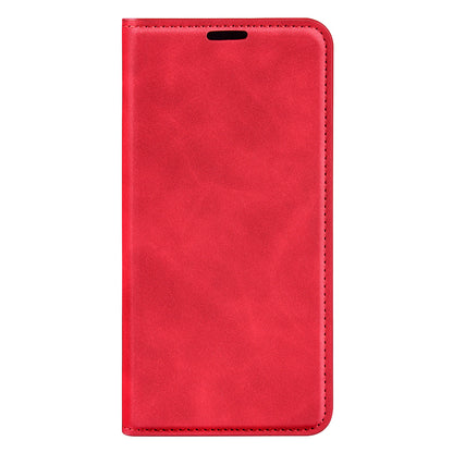 For Motorola Moto G Play (2023) 4G Skin-touch Feeling PU Leather Flip Cover Magnetic Auto-absorbed Stand Wallet Phone Case