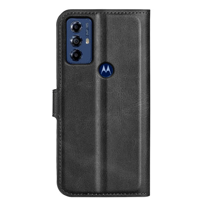 For Motorola Moto G Play (2023) 4G Calf Texture PU Leather Wallet Case Square Magnetic Clasp Stand Flip Phone Cover