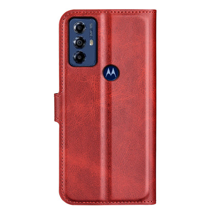 For Motorola Moto G Play (2023) 4G Calf Texture PU Leather Wallet Case Square Magnetic Clasp Stand Flip Phone Cover