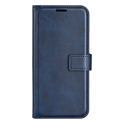 For Motorola Moto G Play (2023) 4G Calf Texture PU Leather Wallet Case Square Magnetic Clasp Stand Flip Phone Cover