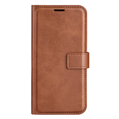 For Motorola Moto G Play (2023) 4G Calf Texture PU Leather Wallet Case Square Magnetic Clasp Stand Flip Phone Cover