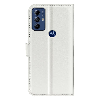 For Motorola Moto G Play (2023) 4G Wallet Cell Phone Cover Litchi Texture PU Leather Stand Full Protection Flip Anti-scratch Phone Case