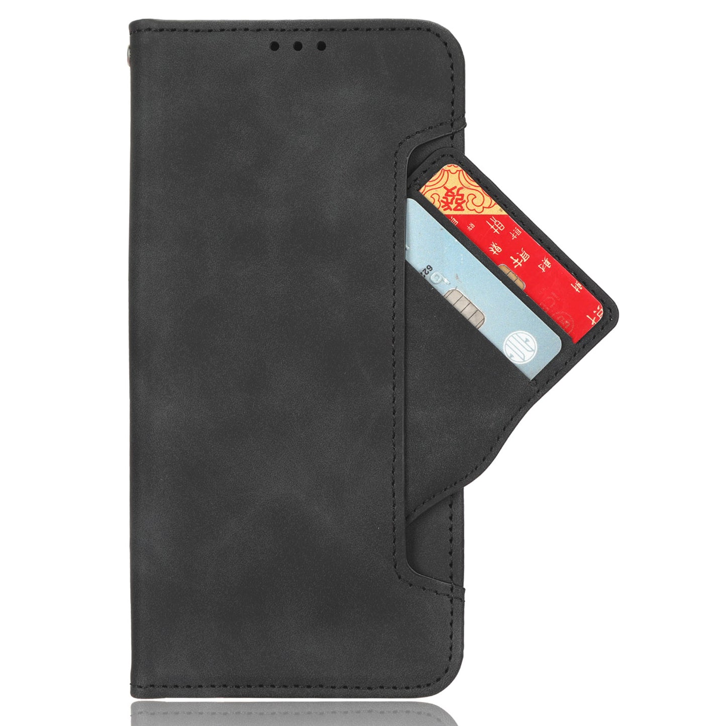 For Motorola Moto X40 5G / Edge 40 Pro 5G / Edge+ (2023) Anti-fall PU Leather Phone Case Card Holder Shockproof Magnetic Closure Flip Phone Cover Wallet Stand