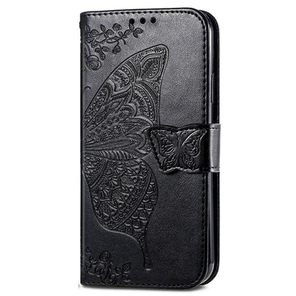 For Motorola Edge 30 Neo 5G / Edge 30 Lite 5G Stand Flip Wallet Magnetic Phone Cover Imprinted Butterfly Pattern PU Leather Phone Case